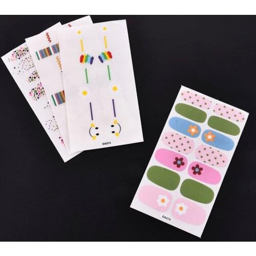 1Pcs Waterproof Flower Stickers Art Strip Multiple Styles Nail Accessories Decoration Design Set For Nails Polish Manicure Women