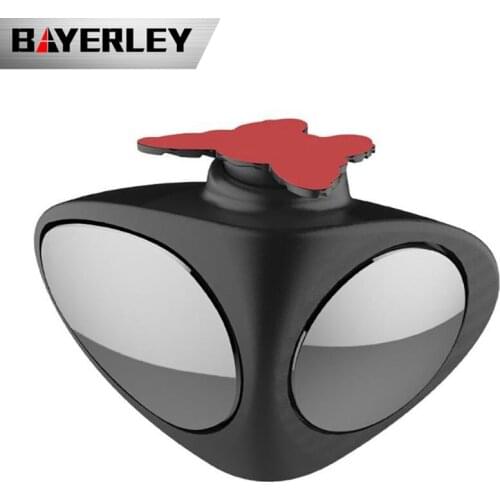 1 Piece 360 Degree Rotatable 2 Side Car Blind Spot Convex Mirror Automibile Exterior Rear View Parking Mirror Safety Accessories