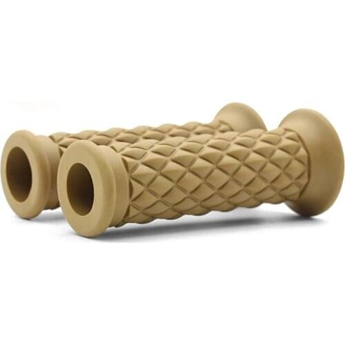 22mm Motorcycle Rubber Handlebar Motorcycle Bike Vintage Hand Grip Bar End