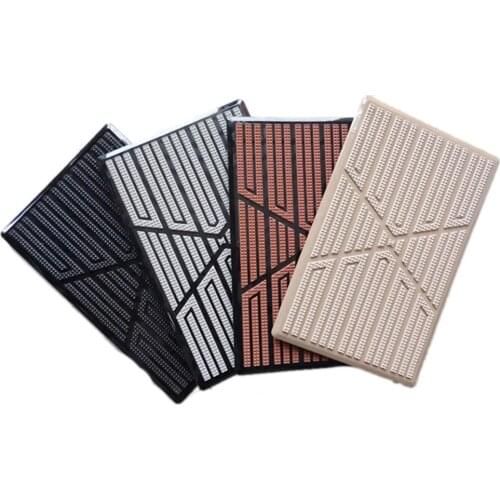 Car Accessories Heel Foot Mat Pedal Cover Black PVC Car Mat Universal Car Floor Pad 25x16cm Anti-skid Pedal