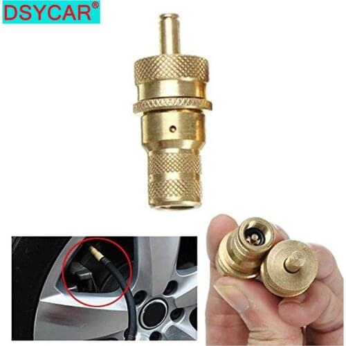 DSYCAR 1Pcs 4WD Universal Brass off the Road Automatic Tire Deflators Accessories Kit 6-30 PSI Adjustable bleeder Set 6-30 PSI