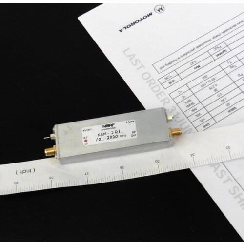 KAM-201 10 ~ 2000MHz RF Microwave Voltage Controlled Amplifier VGA Variable Gain Amplifier