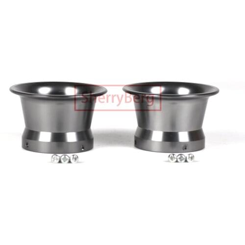SherryBerg Billet 2" Velocity Stack FOR Keihin Mikuni TM PE28 PWK OKO 30 Carb Carburettor Carburetor Intake 50mm Titanium PAIR