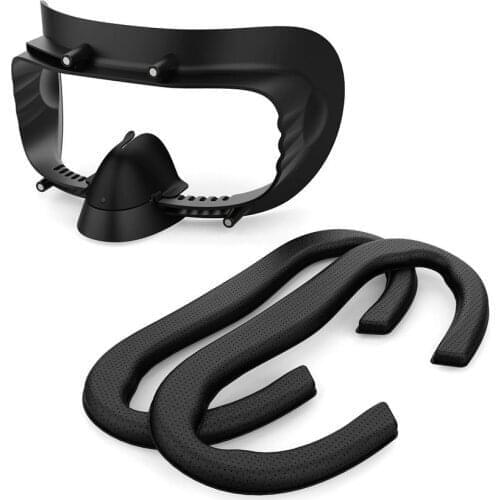 For HP Reverb G2 VR Facial Interface Bracket For Valve Anti-Leakage Cover PU With Pad Foam Index Leather Nose Face Sweat