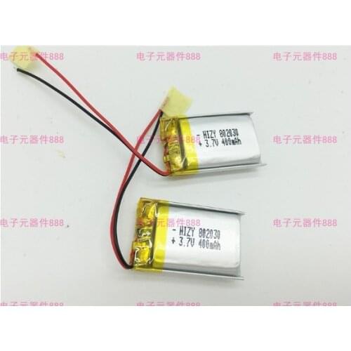 New Hot 3.7V polymer lithium battery 082030 802030 MP3 MP4 Bluetooth recorder pen business plate Rechargeable Li-ion Cell