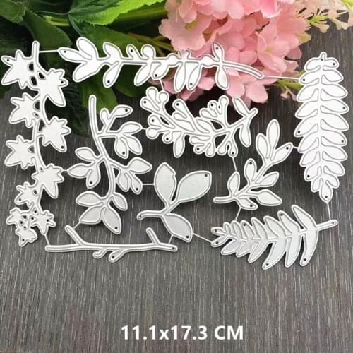 2021 Branches Metal Cutting Dies DIY Scrapbooking Paper Photo Album Crafts Knife Mould Cards Embossing Mold Stencils for Decor