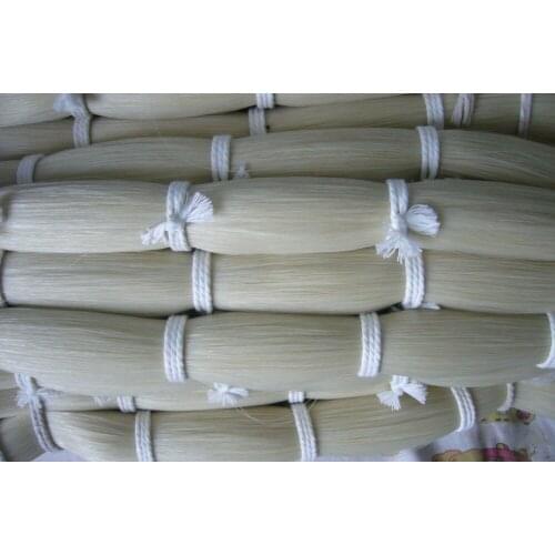 2kgs Natural white Mongolia horsetail hairs bowhairs 80-85cm up