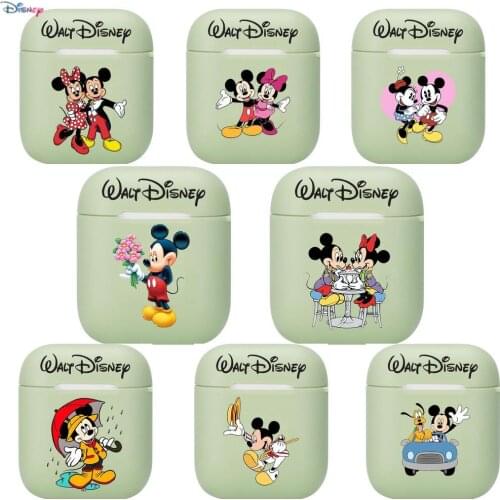 Disneys new Mickey Minnie case Soft Silicone Cases For Apple Airpods 1/2 Protective Case Bluetooth Wireless Earphone Cover For