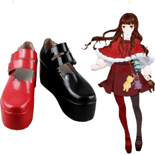 Occultic;Nine Kurenaino Aria Cosplay Shoes Boots Halloween Carnival Party Costume Accessories
