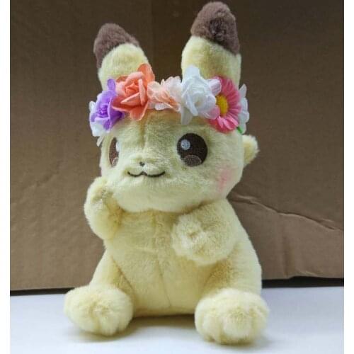 Pokemon anime game Pikachu&Eievuis Easter Plush Doll Stuffed Toy Limited Plush Doll Toy