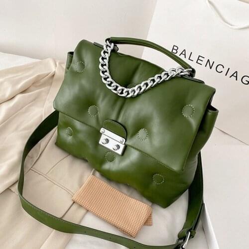 Luxury Designer Handbags Women Fashion Plain Crossbody Shoulder Bag Ladies Leather Big Capacity Messenger Flap Bags For Woman