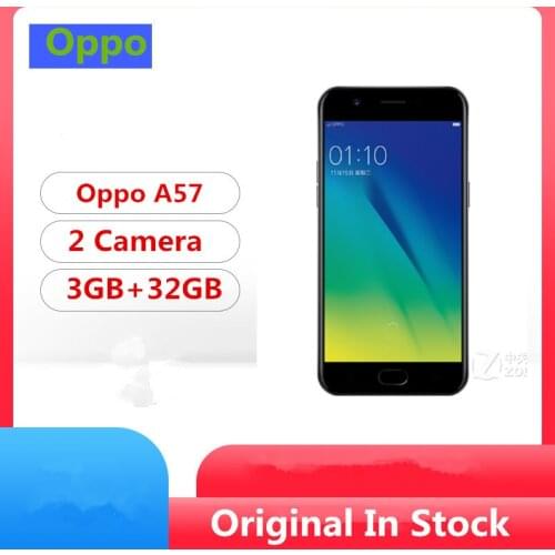 Original Oppo A57 4G LTE Mobile Phone Snapdragon 435 Android 6.0 5.2" IPS 1280x720 3GB RAM 32GB ROM 16.0MP Fingerprint