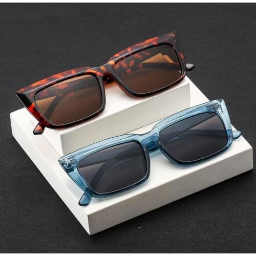 2021 Retro Polarized drive Sunglasses Women Men Leisure Vintage Square Sunglasses Transparent Frame Sun Glasses