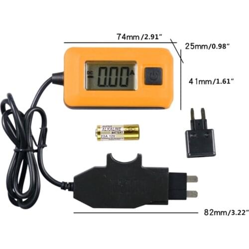 12V AE150 Car Auto Current Tester Multimeter Lamp Car Repair tool By Fuse Diagnostic Tool 12V 23A Measurement range 0.01A~19.99A