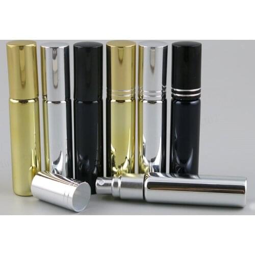 300 x 10ml Empty Refillable Glass Sample Perfume Bottle Thin Glass Spray Bottle Tube Vials for Travel