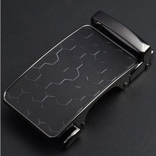 Belt Buckle Automatic Mens Business Automatic Buckle Unique Men Plaque Belt Buckles for 3.4-3.6cm Ratchet Men Apparel Accessor
