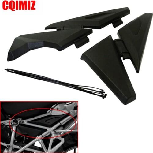 Black Motorcycle Left Right Side Frame Panel Guard Protector Cover For BMW R1200GS LC ADV 2014 2015 2016 2017