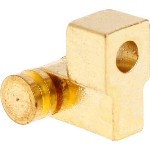 2Pcs Black Metal String Retainer Trees Roller Guitar Bass Accessories Parts