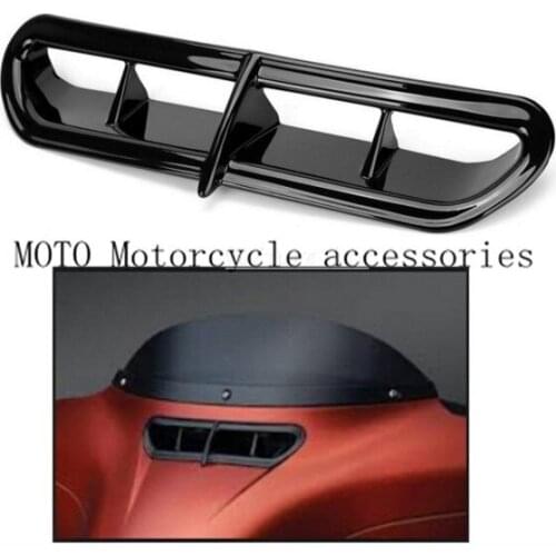 BLACK Air FAIRING VENT ACCENT FOR 2014-2018 For Harley TOURING ELECTRA GLIDES STREET GLIDES & TRIKES