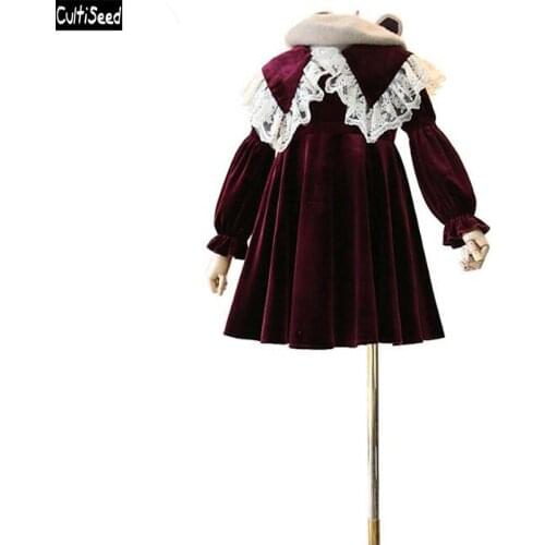 Теплые платья для девочек CULTISEED China At AliExpress