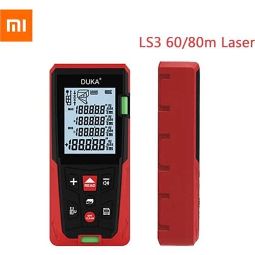 Xiaomi DUKA LS3 60M 80m Laser Rangefinder High Precision Digital Distance M Range Finder Accurate DUKE Measurement Tool