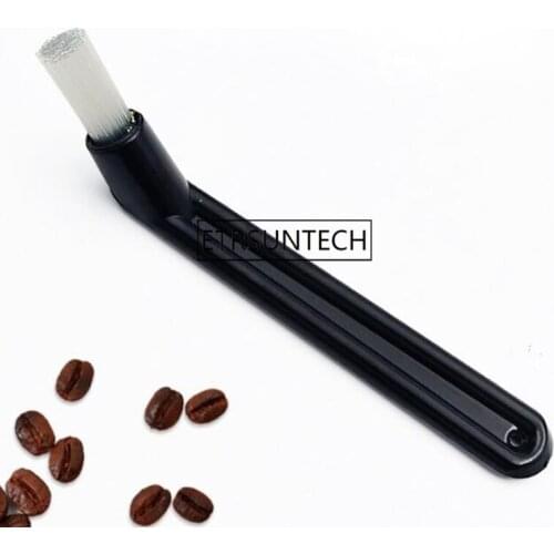 Kitchen Nylon Cleaning Brush Coffee Machine Brush For Espresso Grinder Machine Plastic Handle