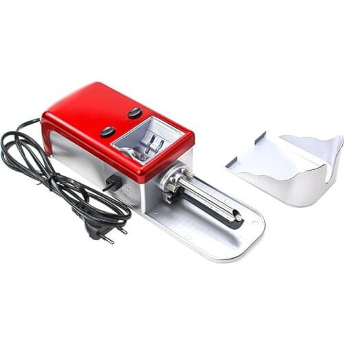 EU Plug Cigarette Rolling Machine Electric Automatic Cigarette Roller Tobacco Rolling Injector DIY Smoking Tool