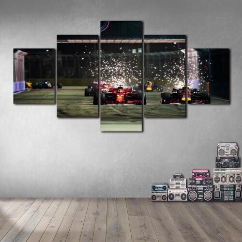 Max-Verstappen Canvas Painting Wall Art Print Poster Picture Decorative Painting Living Room Home Decoration