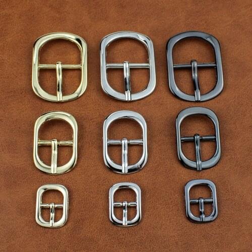 50Pcs Metal High Quatity Leather Bag Handbag Shoes Shoulder Strap Belt Adjust Roller Pin Buckle Snap Oval Rectangle O Ring Repai