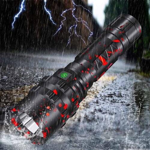High Power XHP70.2 Powerful LED Flashlight USB Rechargeable 26650 battery Brightest torch lamp for Camping fishing