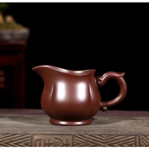 Yixing authentic undressed ore purple sand tea set fair zisha teapot tea sea kung fu tea set manufacturer wholesale
