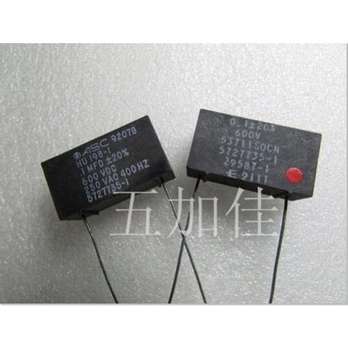 Original new 100% 600V0.1UF 250VAC400HZ 5727735-1 positive capacitor (Inductor)