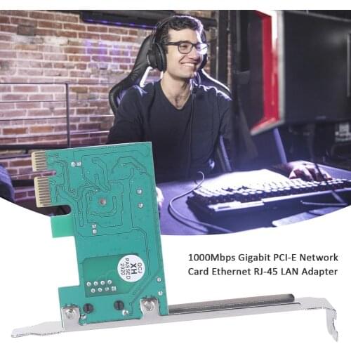PCI-E To External 1000Mbps USB 3.0 Ports + RJ-45 Gigabit Ethernet Network Card 10/100/1000Mbps PCI Express PCIE USB LAN Adapter