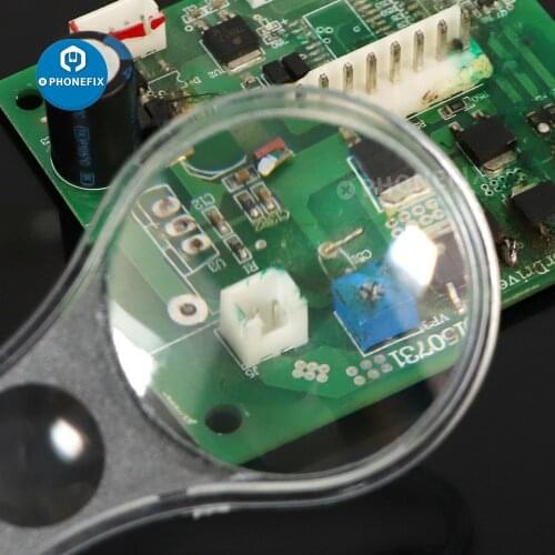 10pcs/lot 25mm Transparent Magnifying Glass Mini Portable Plastic PMMA Acrylic Toys Magnifier Learning Home Office Gift