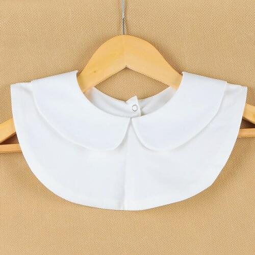 Sitonjwly Doll Fake Collars for Womens Shirt Top Detachable Collar Femme Removable False Collars Neckwear Tie Nep Kraagie