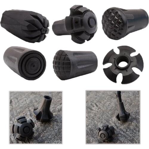 1PC Replacement Trekking Poles Head Protectors Adjustable Telescopic Walking Stick Protector Cap Outdoor Hiking Accessories