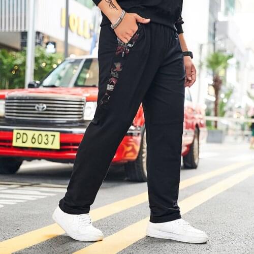 Sportswear Track Pants Mens Clothes Casual Sweat Pants Male Drawstring Sweatpants Trousers Jogger Pants Plus Size L-9XL