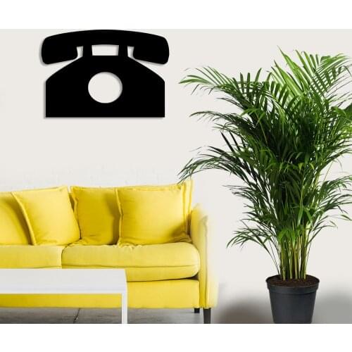 Old Classic Telephone Aloo Wall Room Home Accessory Wooden Table 50x34cm