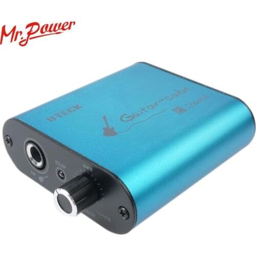 Uteck Guitar Cube ASIO Chord USB Audio Interface(DI) Fit For Soft(Guitar Rig JAMVOX AmpITube) 240 B