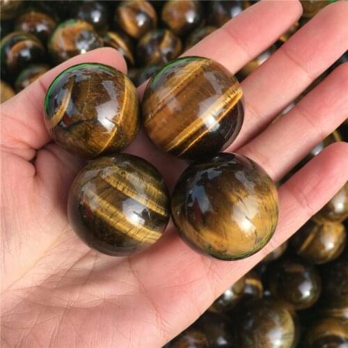 1000g cute 3cm natural tiger eye crystal sphere reiki healing enengy crystal mineral ball as pocket lucky stone&home decoration