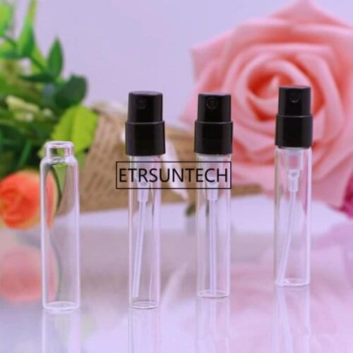 2ml Refillable Portable sample perfume bottles Travel Spray Atomizer Empty perfume bottle F1669