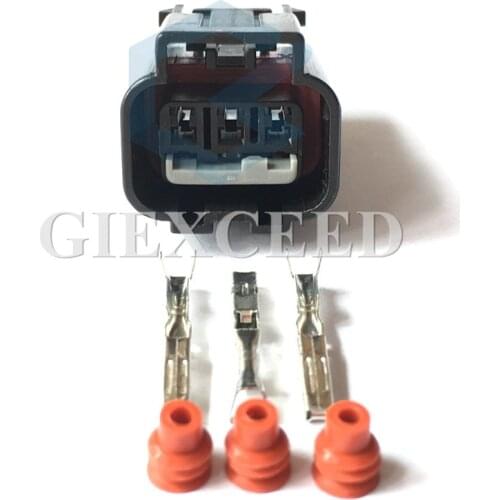 2 Sets 3 Pin 62 Z 060 Water Temperature Sensor Plug Connector Female Waterproof Socket KPB016-03427