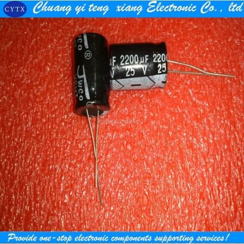 25V2200uF 10X20MM 5PCS/lot