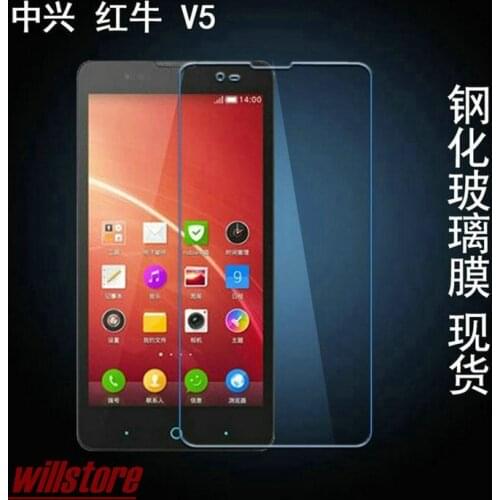 9H Tempered Glass Protective Film For ZTE V5 /V5s Red Bull U9180 V9180 N918ST Tempered Glass Screen Protector