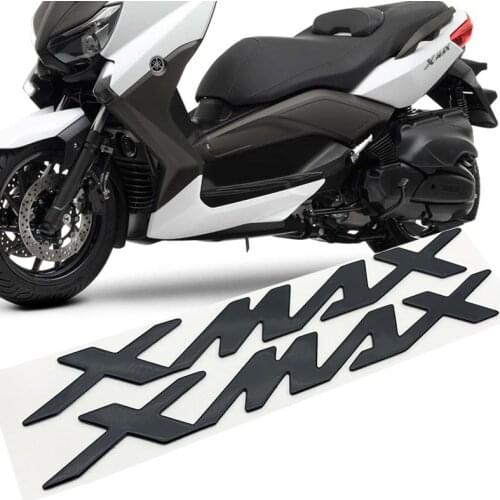 Motorcycle Accessories Tank Side Cover 3D Sticker XMAX Letter Logo For Yamaha XMAX 125 250 300 400 2PCS Motorcycle Decoration