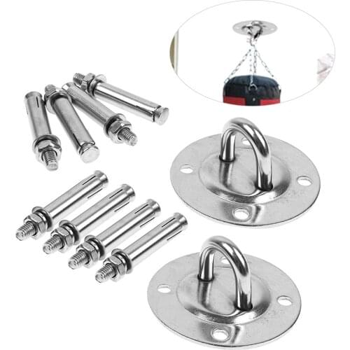 SHIP NOW ) Yoga Accessories Hammock Wall Mount Anchor Hooks Heavy Duty Hanging Kit for Aerial Yoga/Ceiling/Gym/Swing