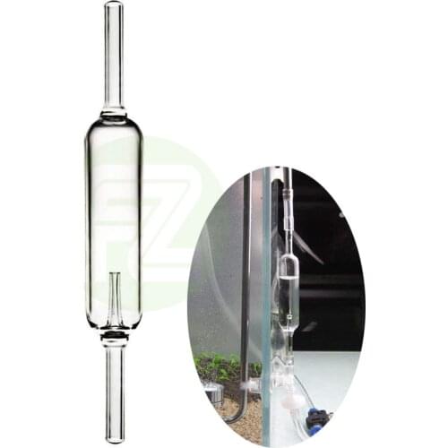 Aquarium Straight Glass CO2 Fish Tank Bubble Counter For Fish Live Plant Nano Planted Tank CO2 Fish Tank Bubble Counter Tool