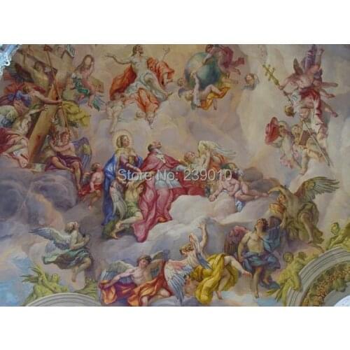 Free shipping Religious canvas printings oil painting classical painting figure mural oil painting printed on canvas