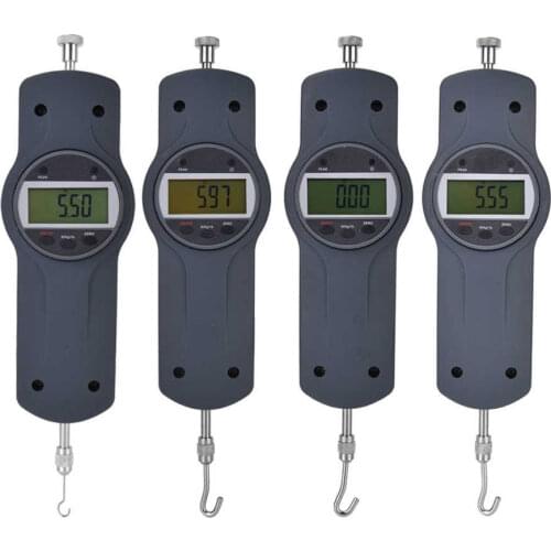 Digital Display Force Gauge Push Pull Tester Meter 50N-500N with 5 Side Heads