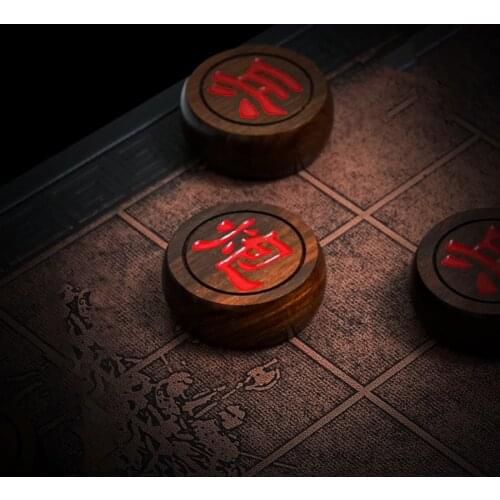 Wood Folding Chess Vintage Medieval Gathering Large Sculpture Chess Game Chinese Checkers Board Spiele High End Gifts DE50QL